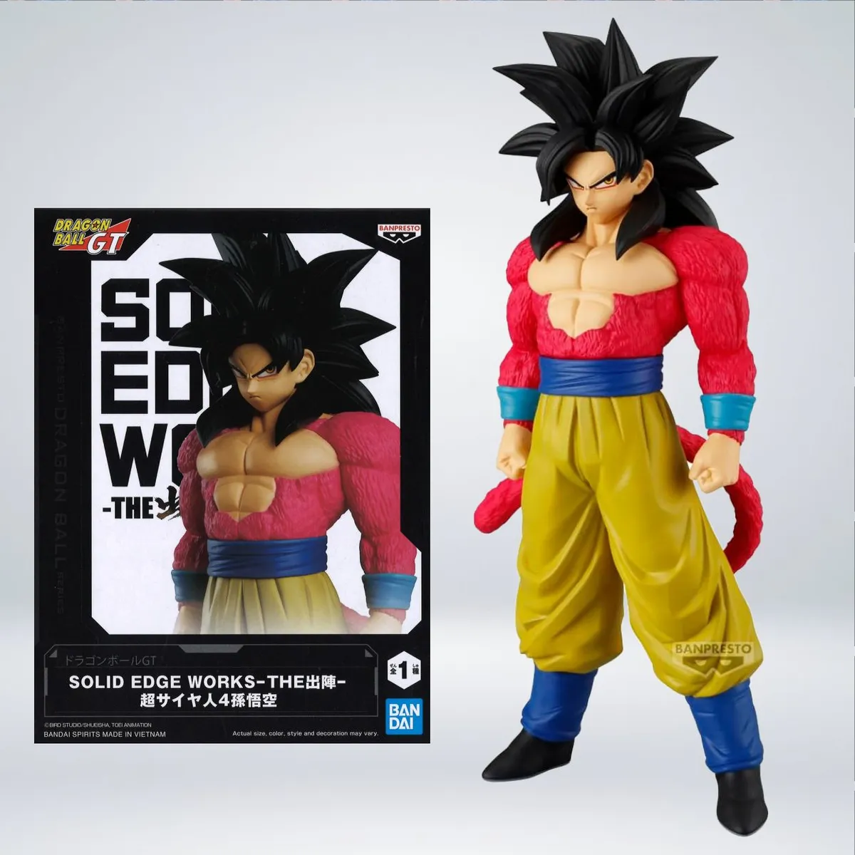 FIGURA BANPRESTO DB GT SOLID EDGE WORKS - GOKU SUPER SAIYAN 4 BANDAI ...