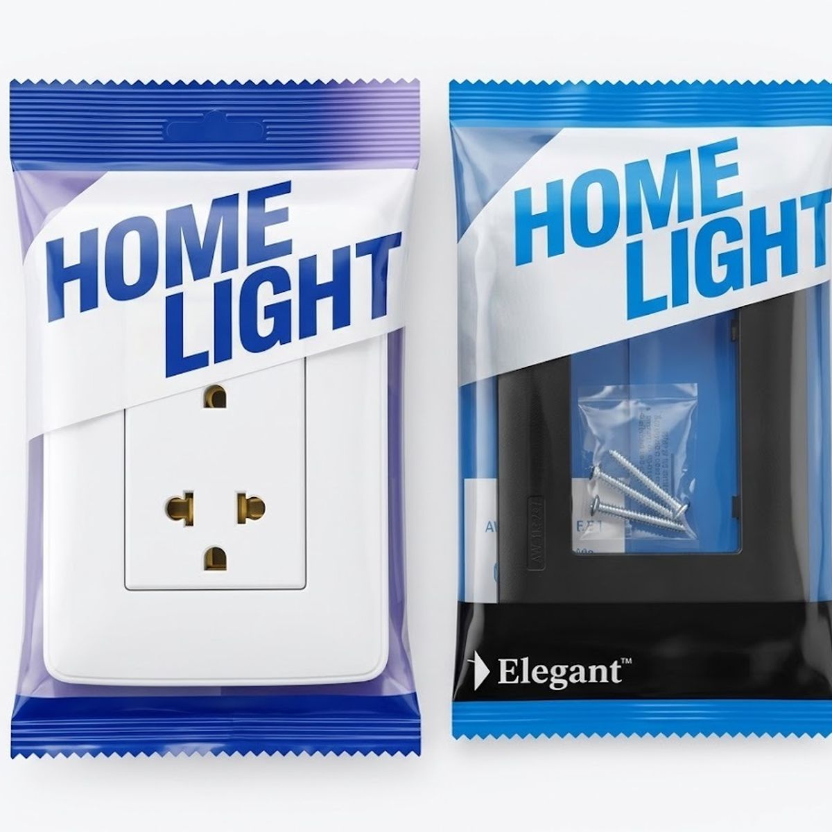 HOME LIGHT - TOMACORR. DOBLE PEMP CSAL. A TIERRA H.L LUXURY + PLACA DECORATIVA BLACK