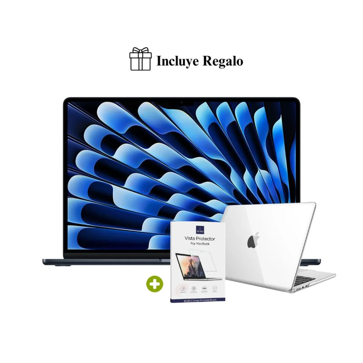 APPLE - Nueva MacBook Air M5 15” 16GB RAM + 512GB ( Teclado Ingles ) - Midnight ( 2026 ) + Regalo