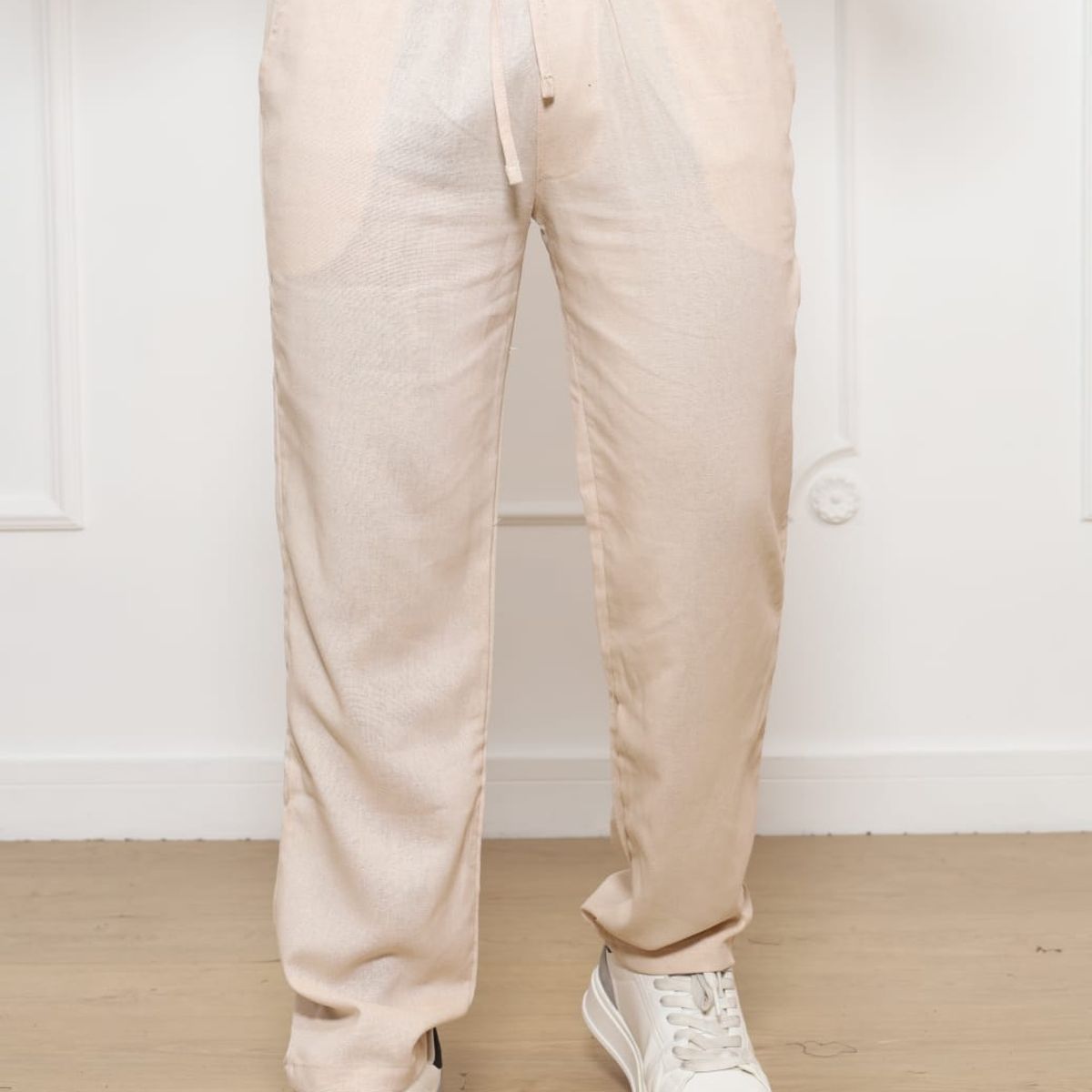 DM DEXMEN - Pantalon Dexmen Lino Beige