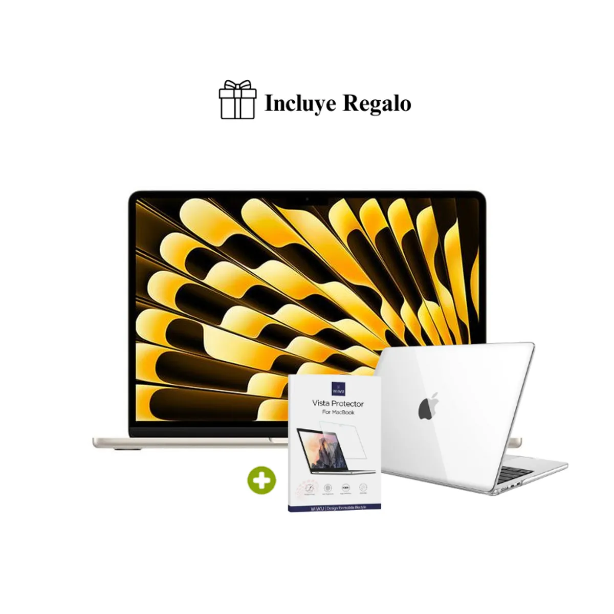 APPLE - Nueva MacBook Air M5 15” 16GB RAM + 512GB ( Teclado Ingles ) - Starlight ( 2026 )