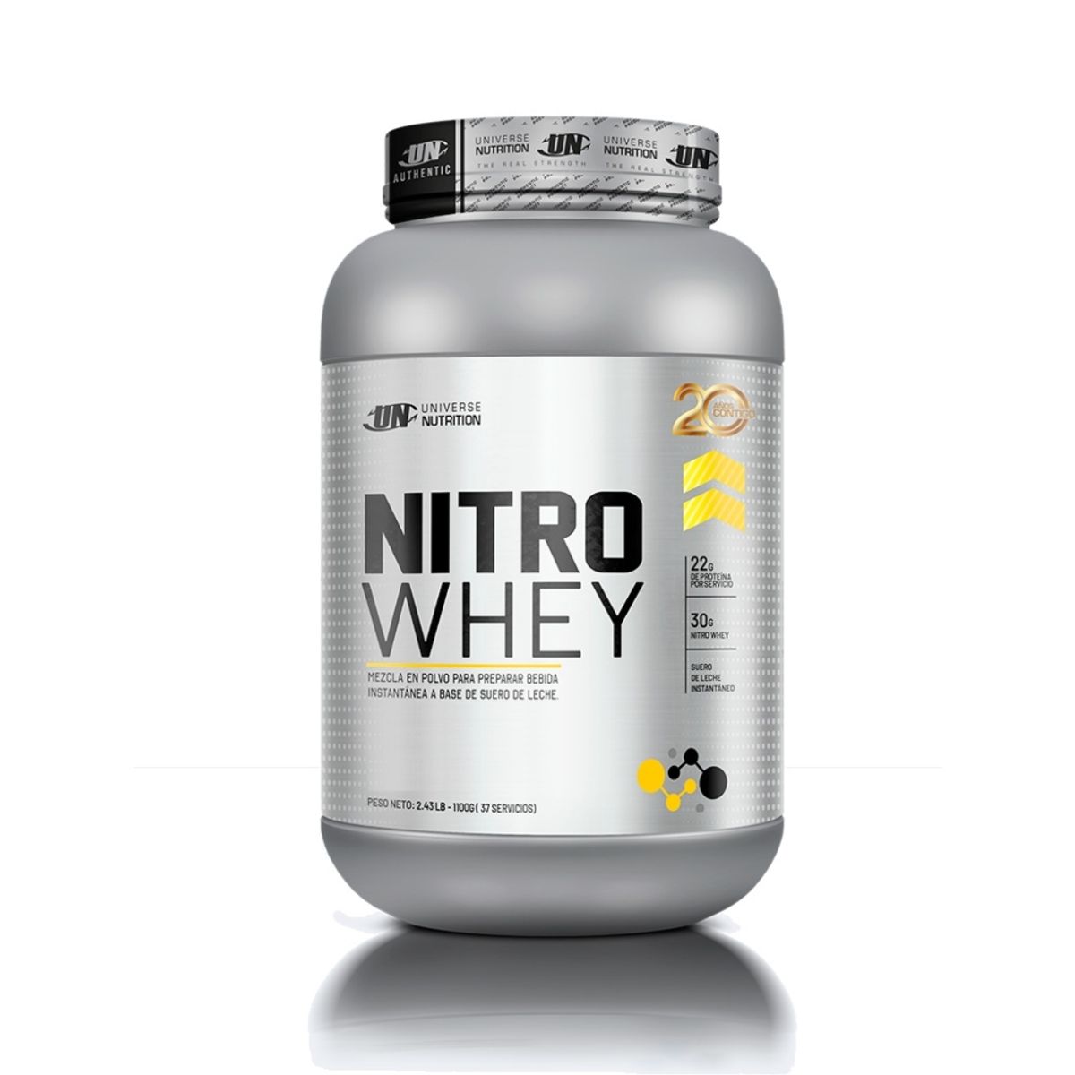 Universe Nutrition - NITRO WHEY 1.1 KG VAINILLA MÁS SHAKER