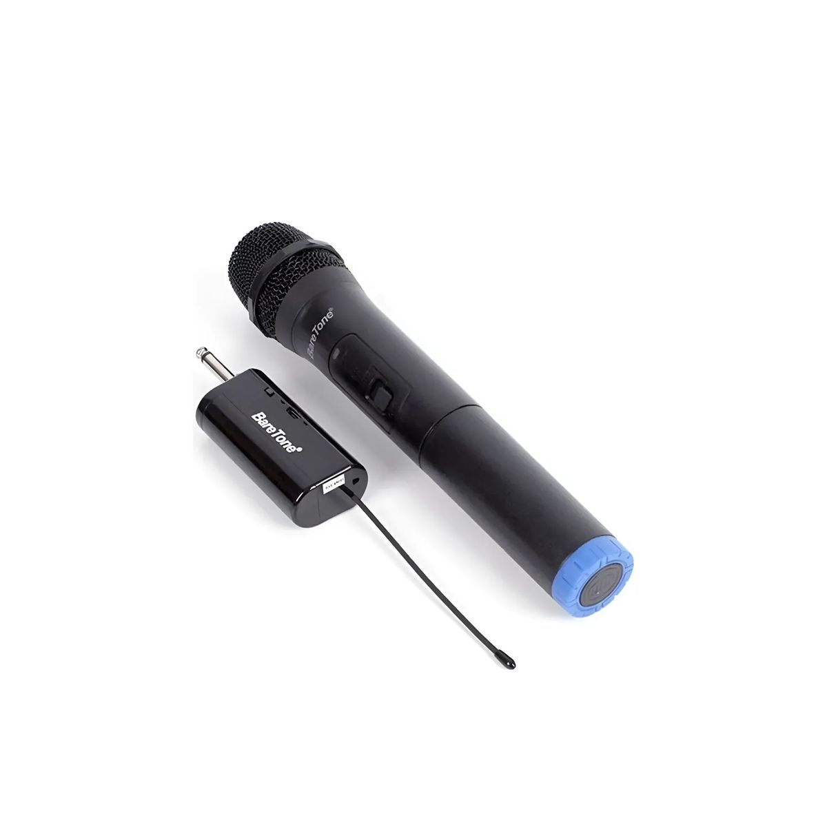 BARETONE - Micrófono Baretone WM-6501 Inalámbrico con receptor portable UHF