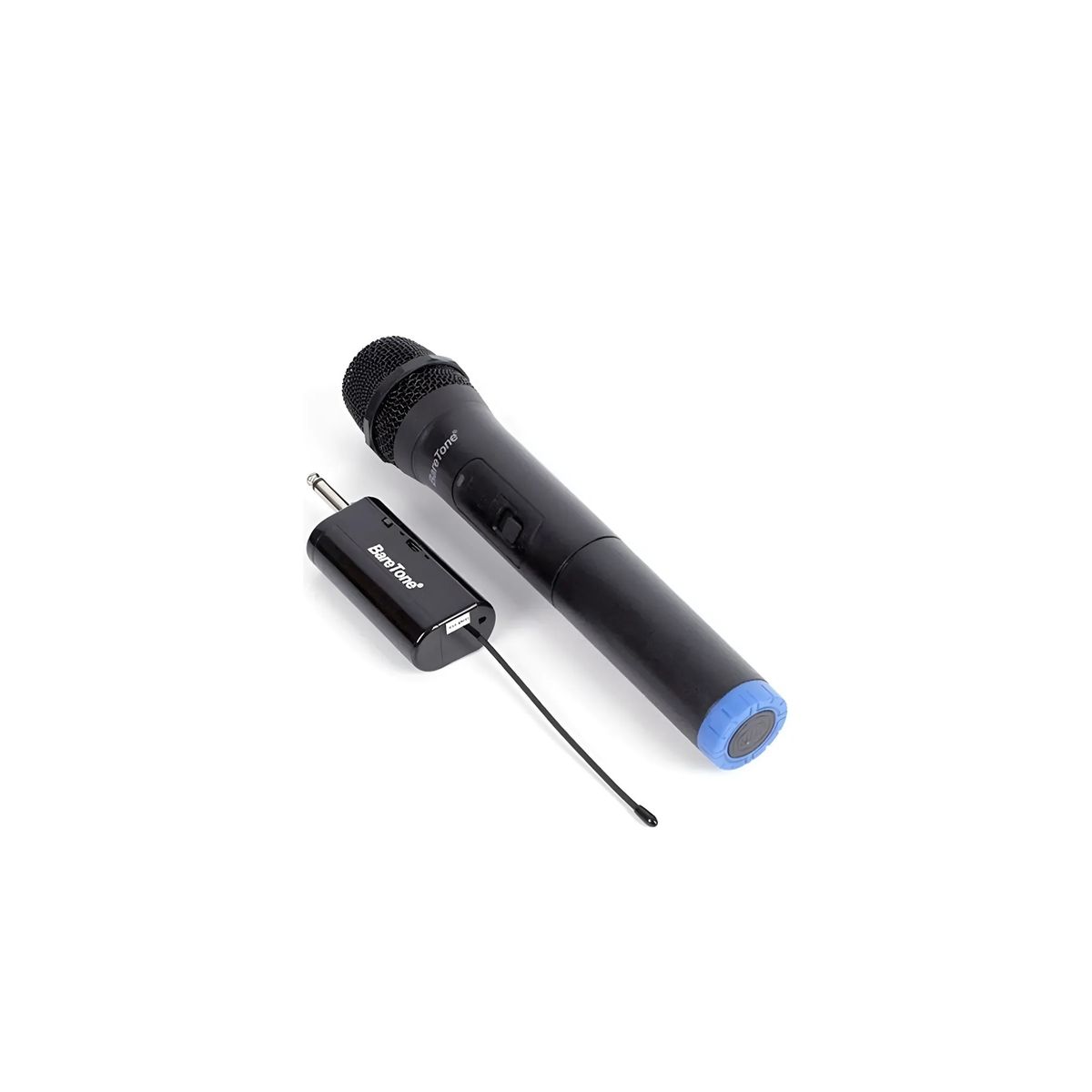 BARETONE - Micrófono Baretone WM-6501 Inalámbrico con receptor portable UHF