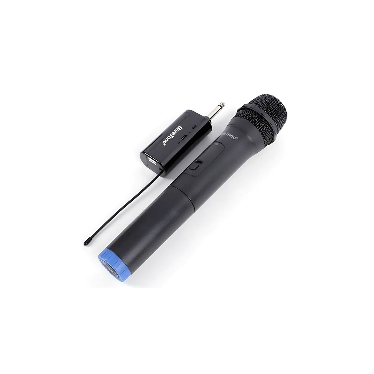 BARETONE - Micrófono Baretone WM-6501 Inalámbrico con receptor portable UHF