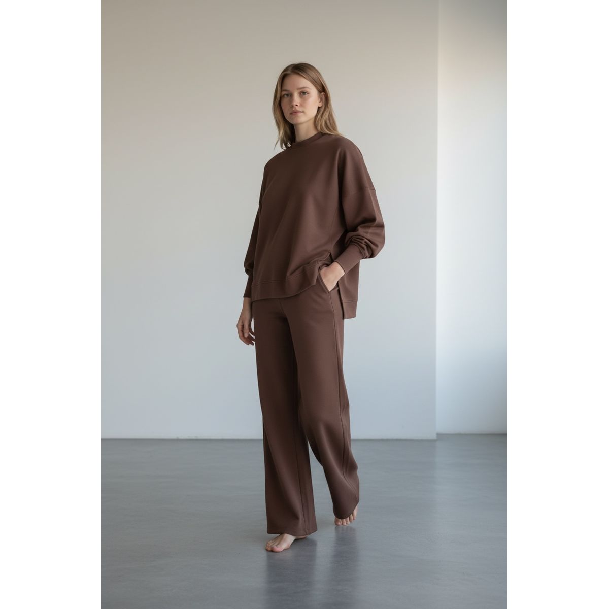 GENERICO - CONJUNTO MUJER POLERA Y PANTALON ALMAT