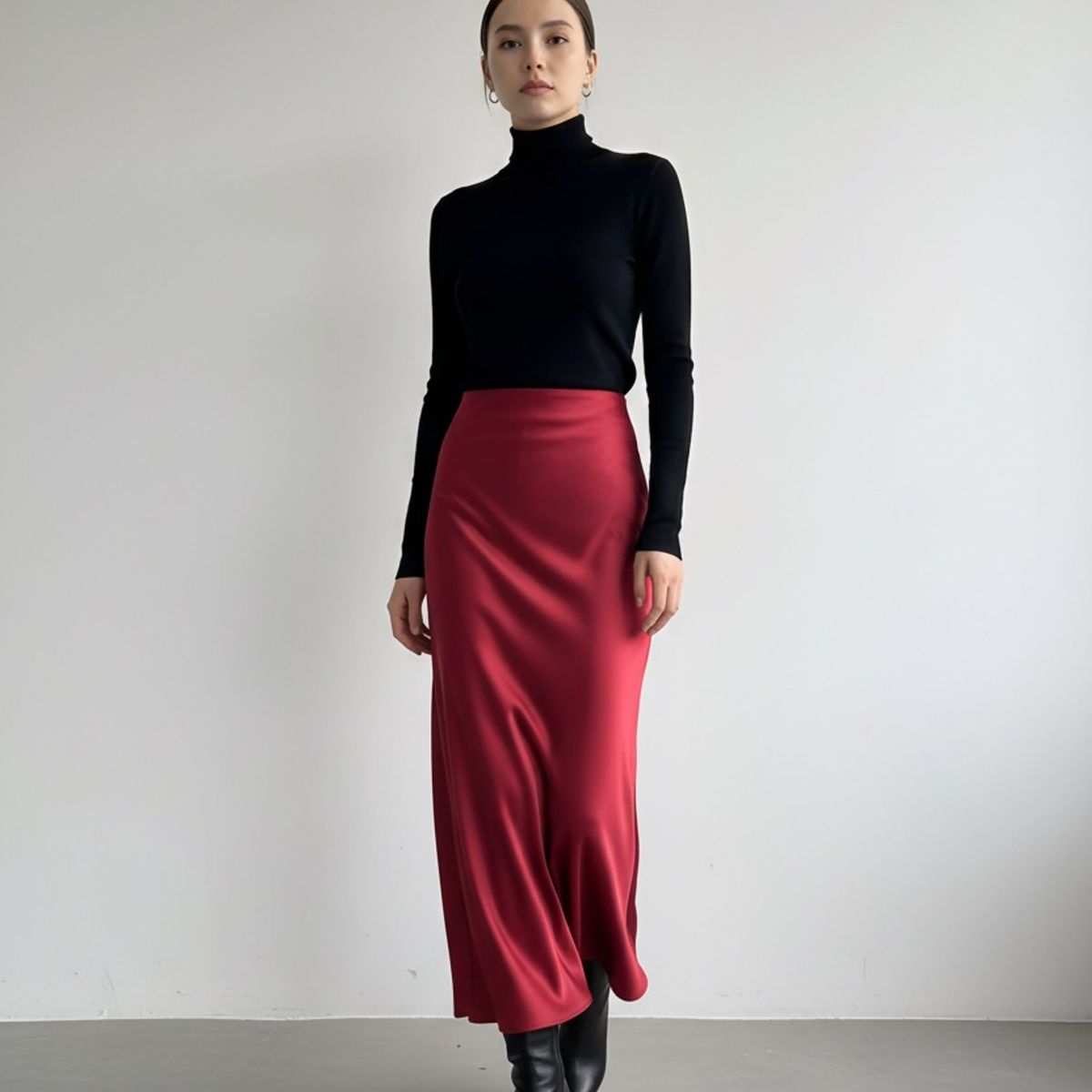 GENERICO - FALDA DE SATIN ALMAT