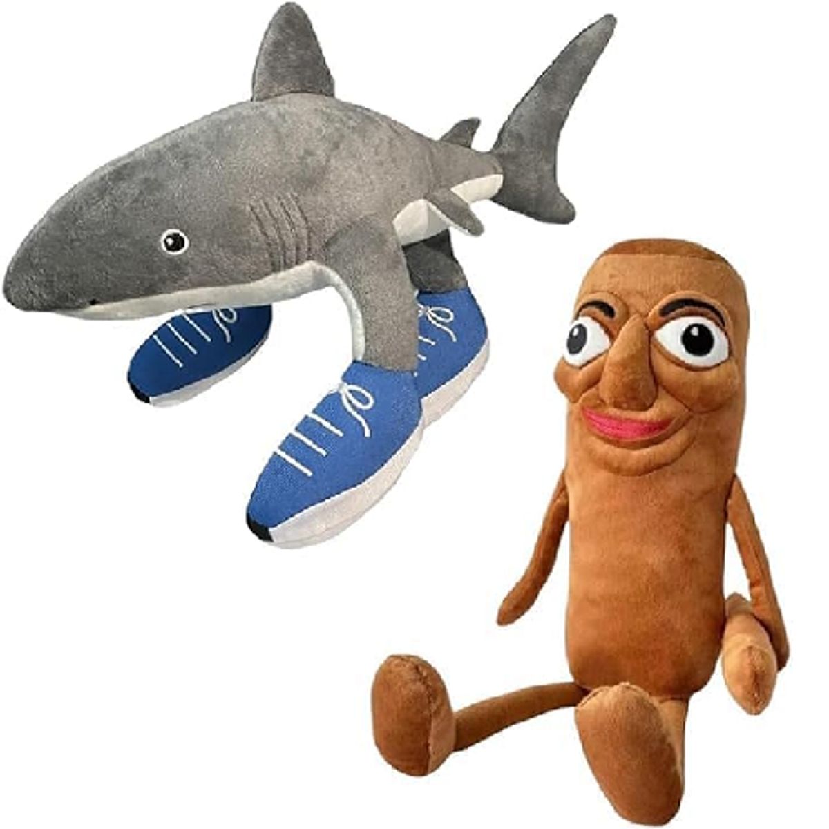 GENERICO - PELUCHE TUNG TUNG SAHUR DE TRALALERO TRALALA  PACK 2 UNIDADES