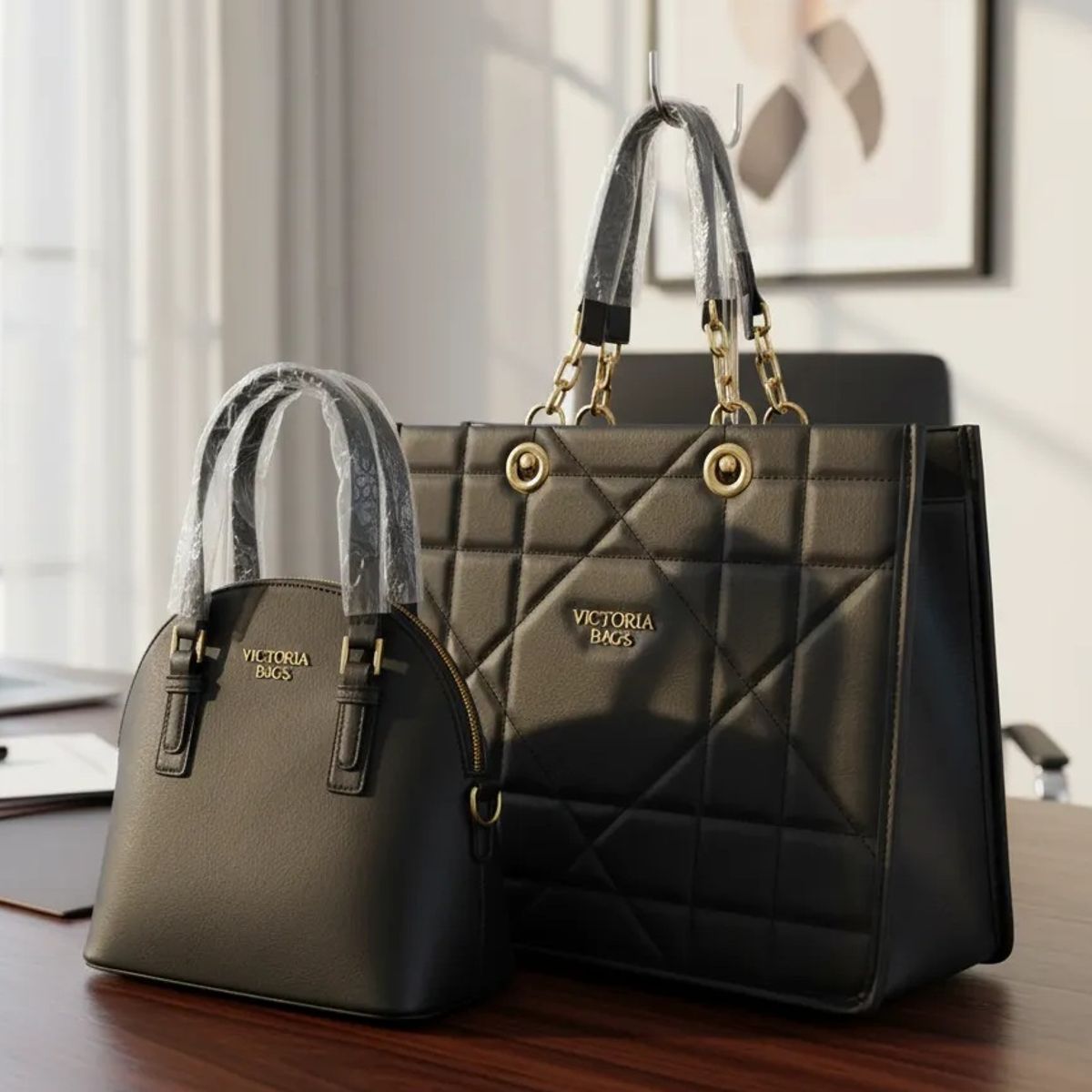 VICTORIA - Cartera Mujer A4 + Morral Victoria bag arc