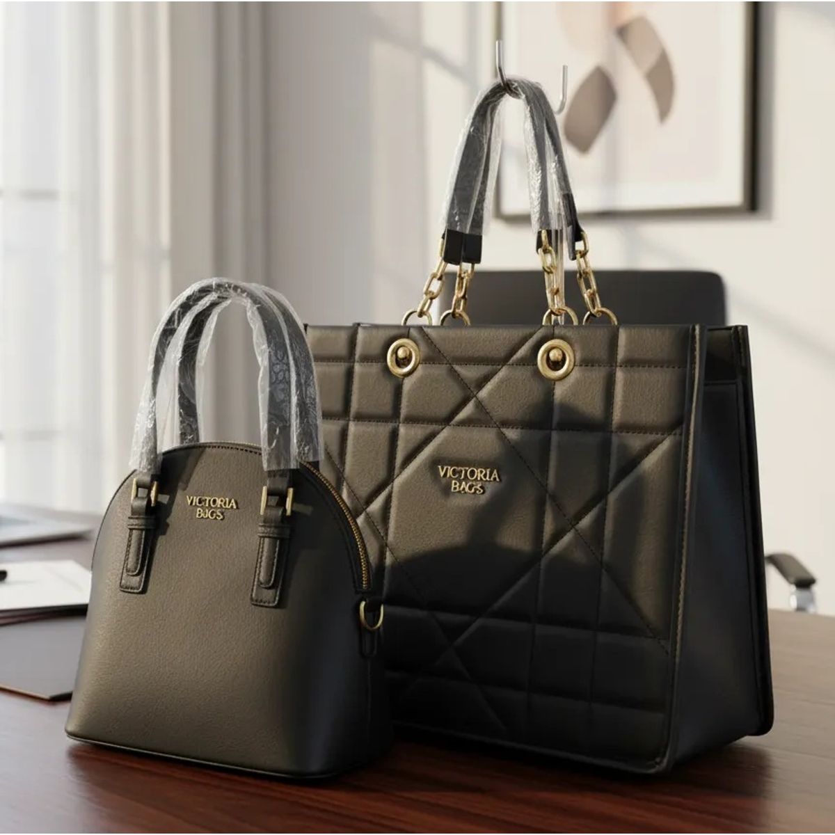 VICTORIA - Cartera Mujer A4 + Morral Victoria bag arc
