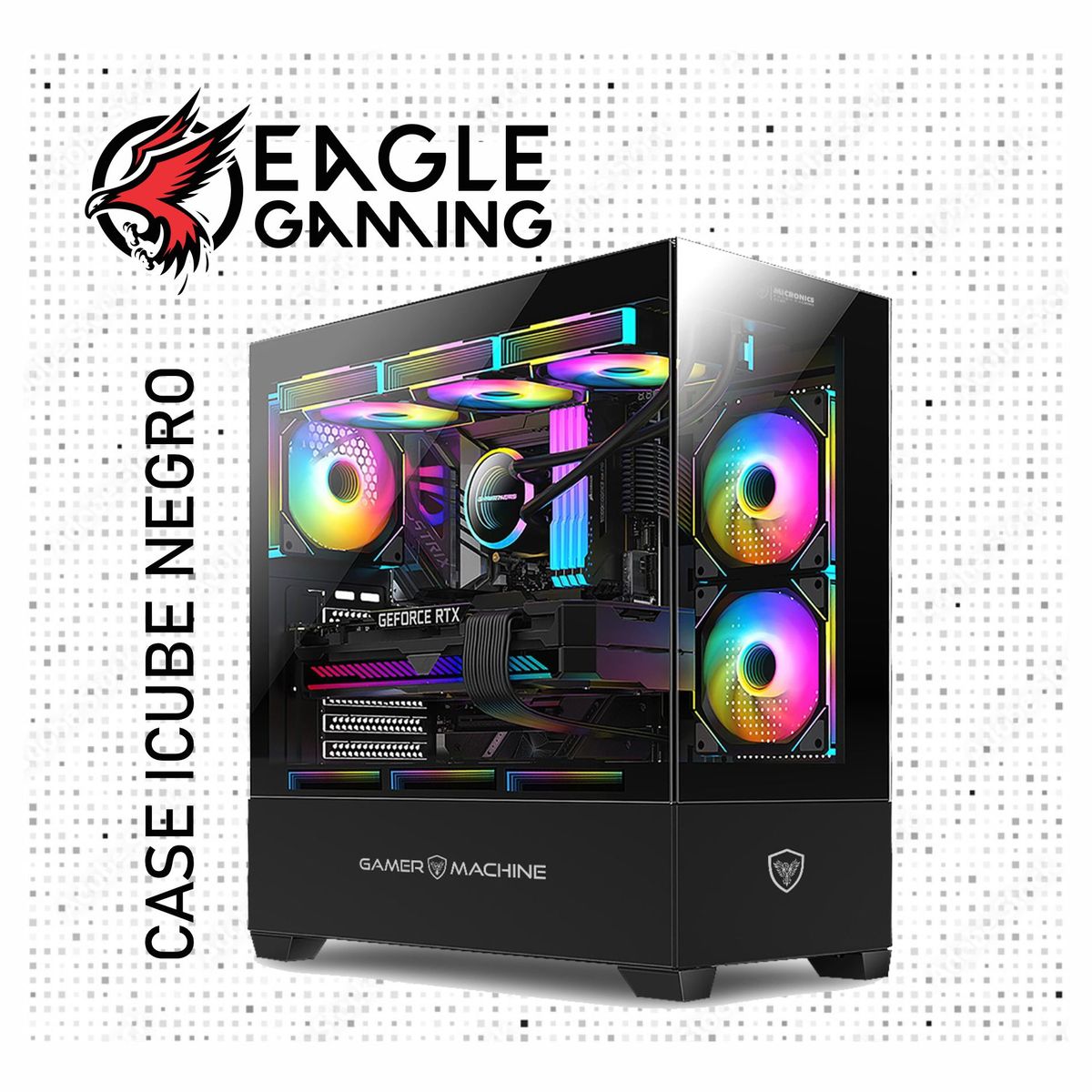 AMD - Computadora PC Gamer AMD RYZEN 5 5500 RAM 16GB SSD 512GB RTX 5060 8GB