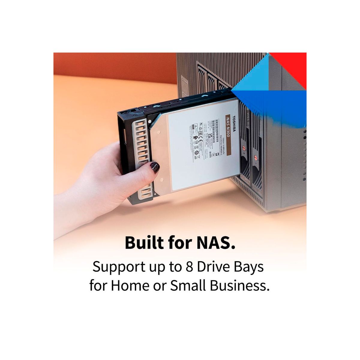 TOSHIBA - DISCO DURO TOSHIBA N300 NAS 8TB SATA 6.0GB-S 7200RPM P-N HDWG780XZSTA