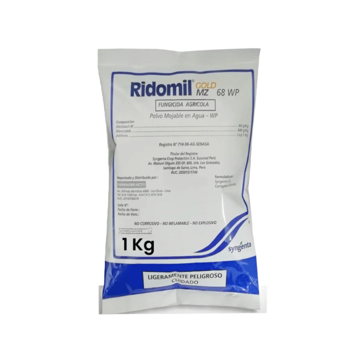 GENERICO - RIDOMIL GOLD MZ 68 WP 1KG FUNGICIDA AGRÍCOLA