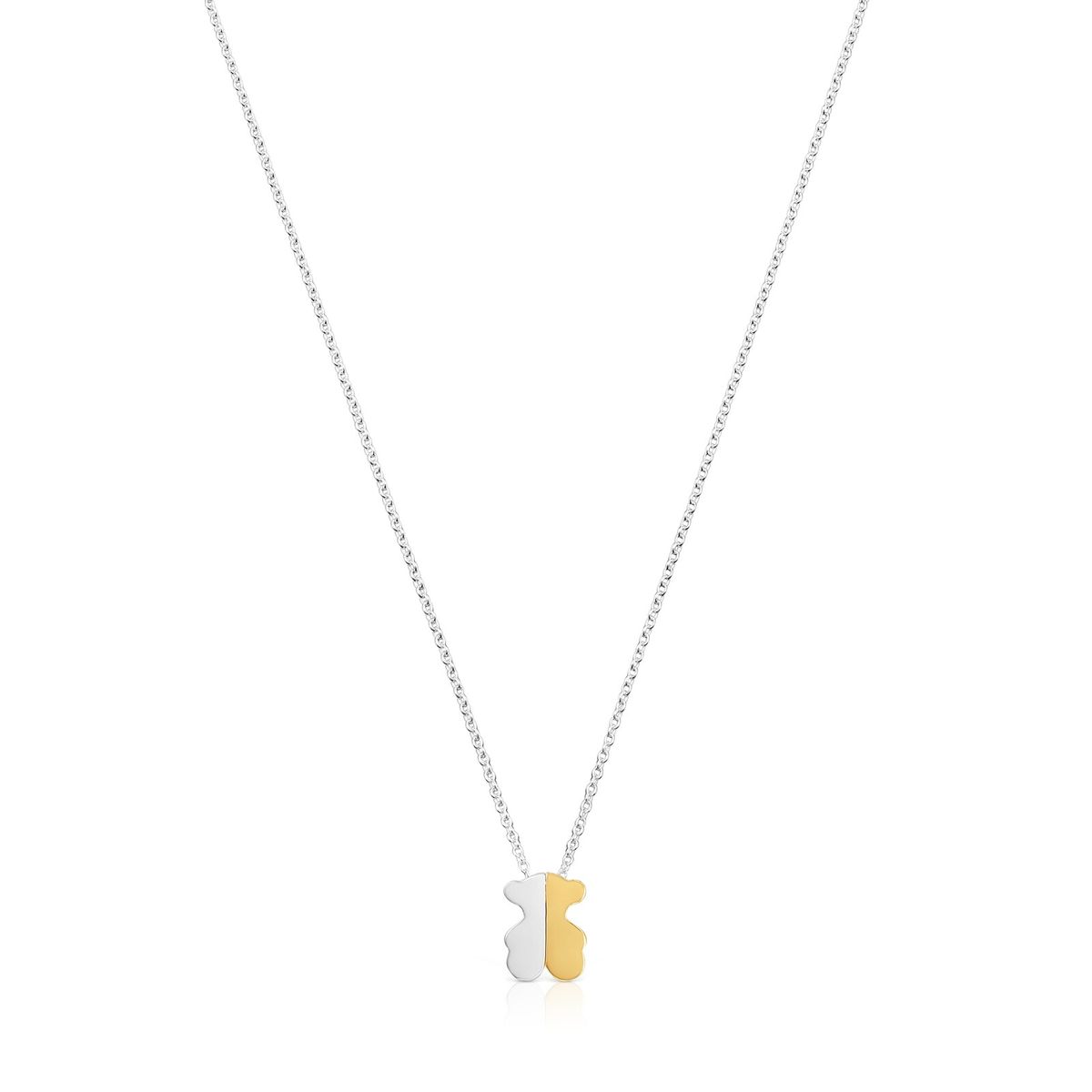 TOUS - Collar Oso TOUS 1950 1era Ley Bicolor 12Mm