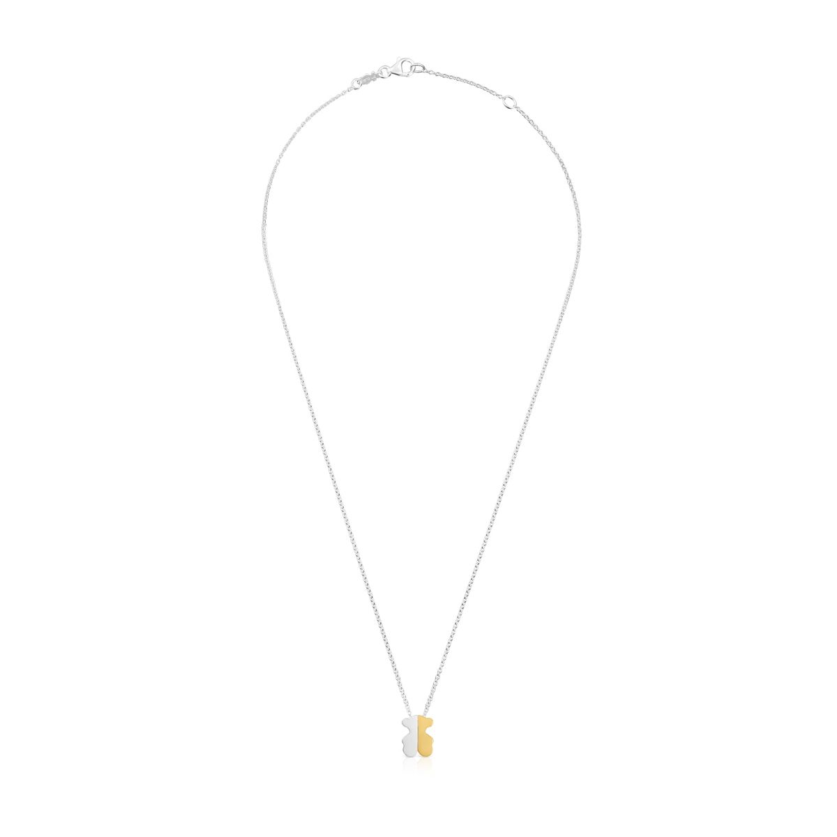 TOUS - Collar Oso TOUS 1950 1era Ley Bicolor 12Mm