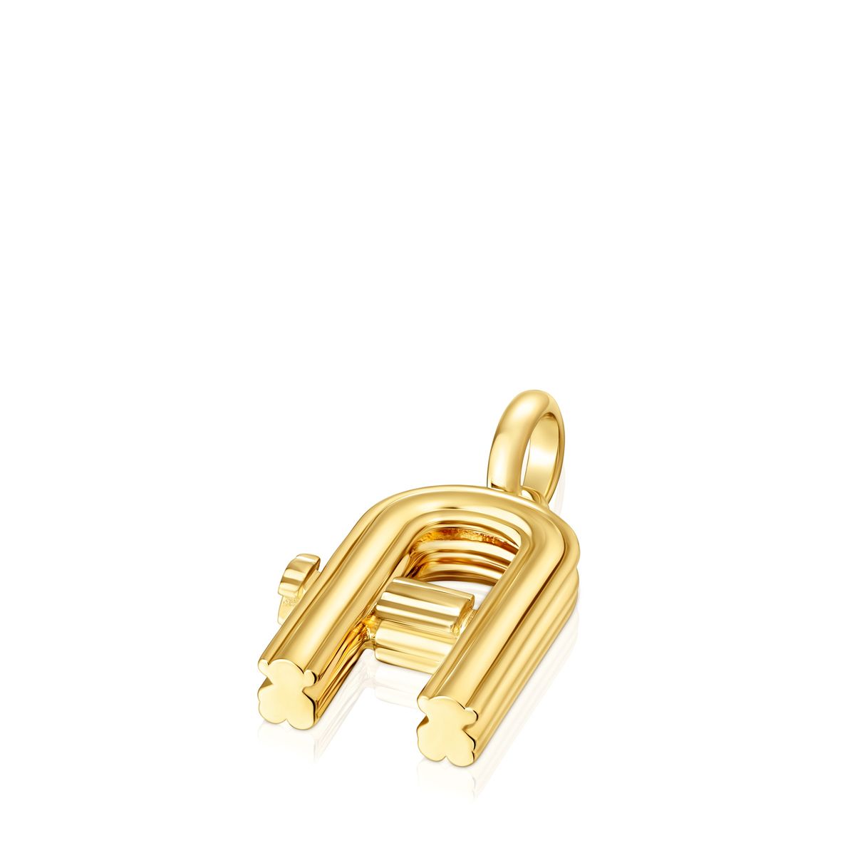 TOUS - COLGANTE PLATA 1ªLEY BAÑO ORO A