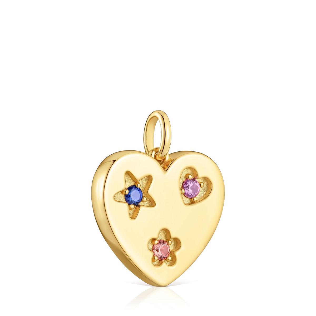 TOUS - Colgante Plata 1ªley Baño Lgg 3 Gemas