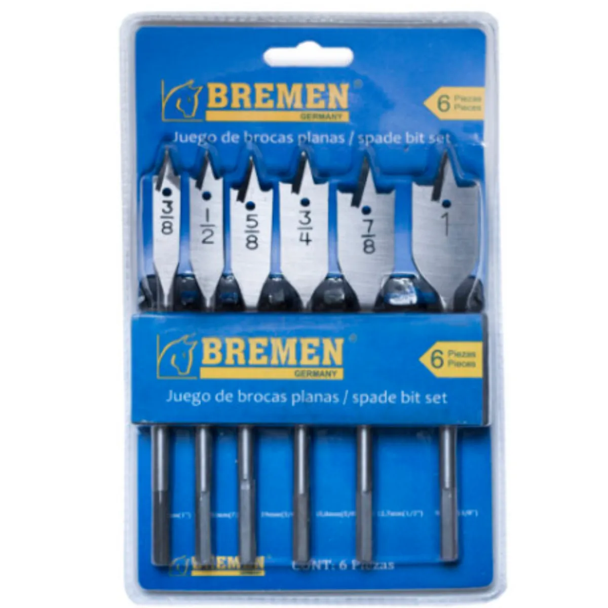 BREMEN - Set Mecha Paleta x 6 Pzas Bremen - Gris