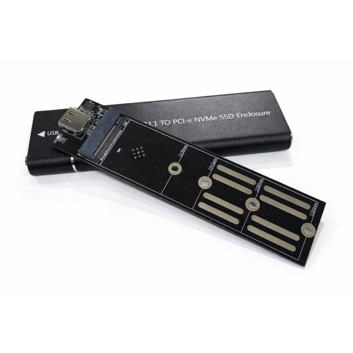 GENERICO - Carcasa Para SSD NVMe USB 3.1 a PCI-e