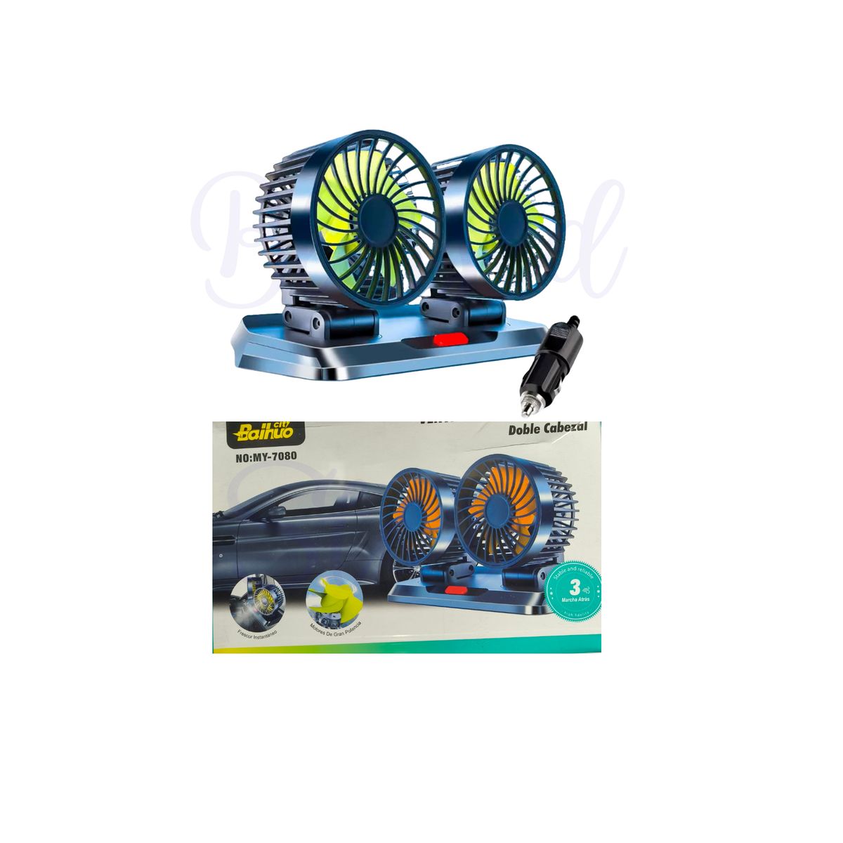 OEM - Ventilador Para Automóviles Doble Cabezal