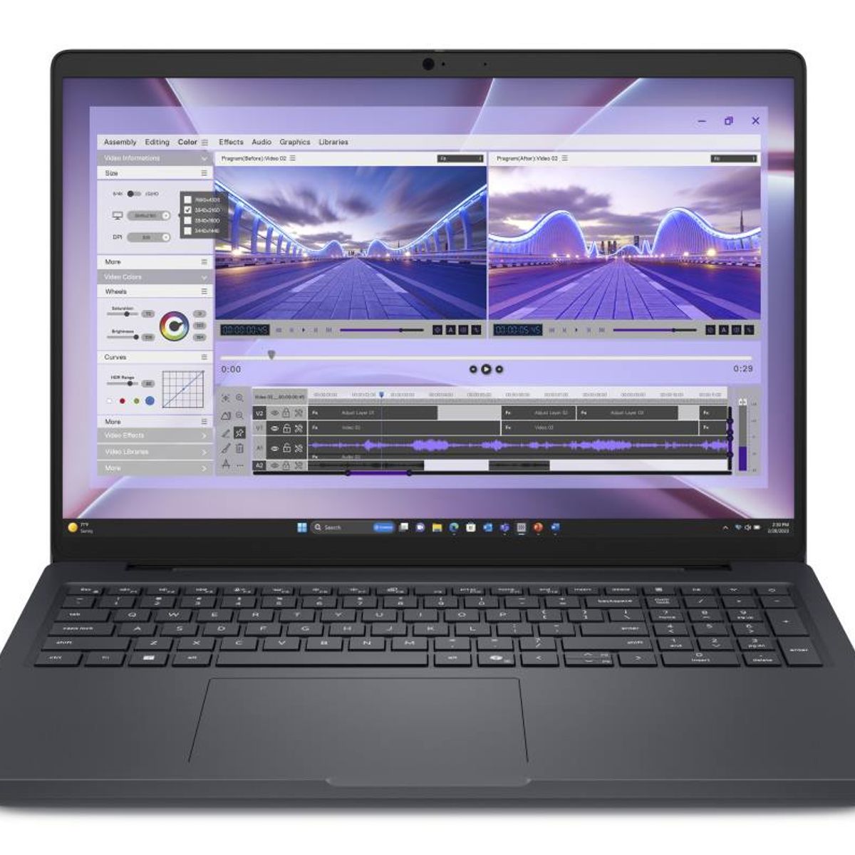 DELL - Laptop Workstation Dell PC16250 Core Ultra i7-265H 16" 16GB RAM 1TB SSD RTX 500 Windows 11 Pro Gris