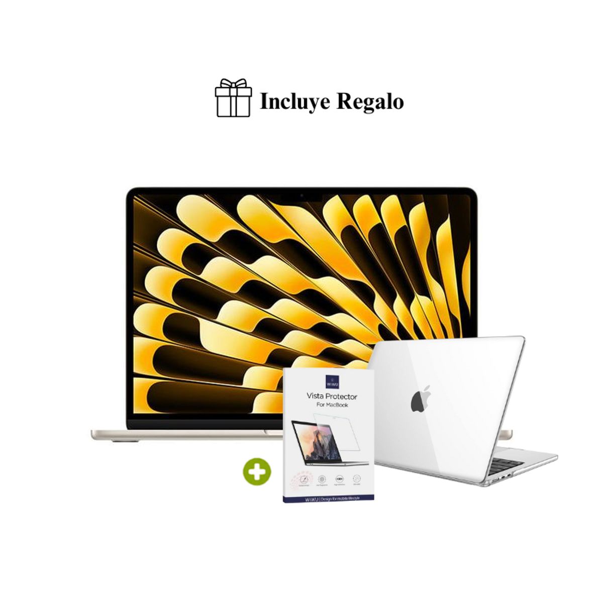 APPLE - Nueva MacBook Air M5 15” 16GB RAM + 512GB  (Teclado Ingles) - Starlight (2026) + Regalo