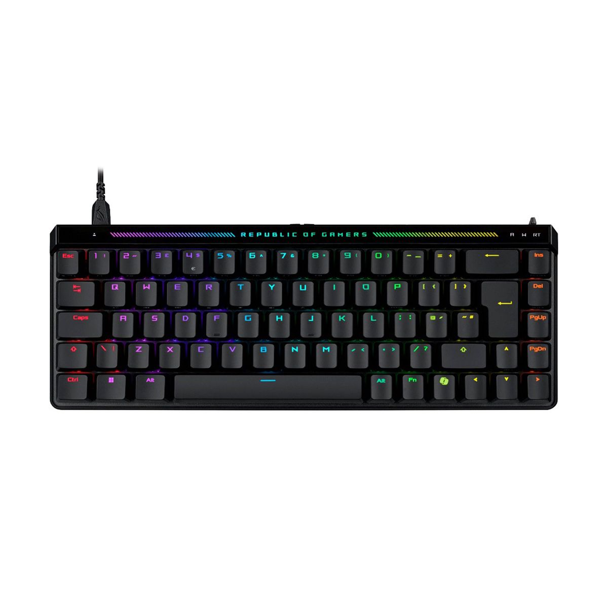 ASUS - TECLADO ASUS GAMING CONECTIVIDAD USB 2.0 RGB LED PN 90MP03VE-BKAA20