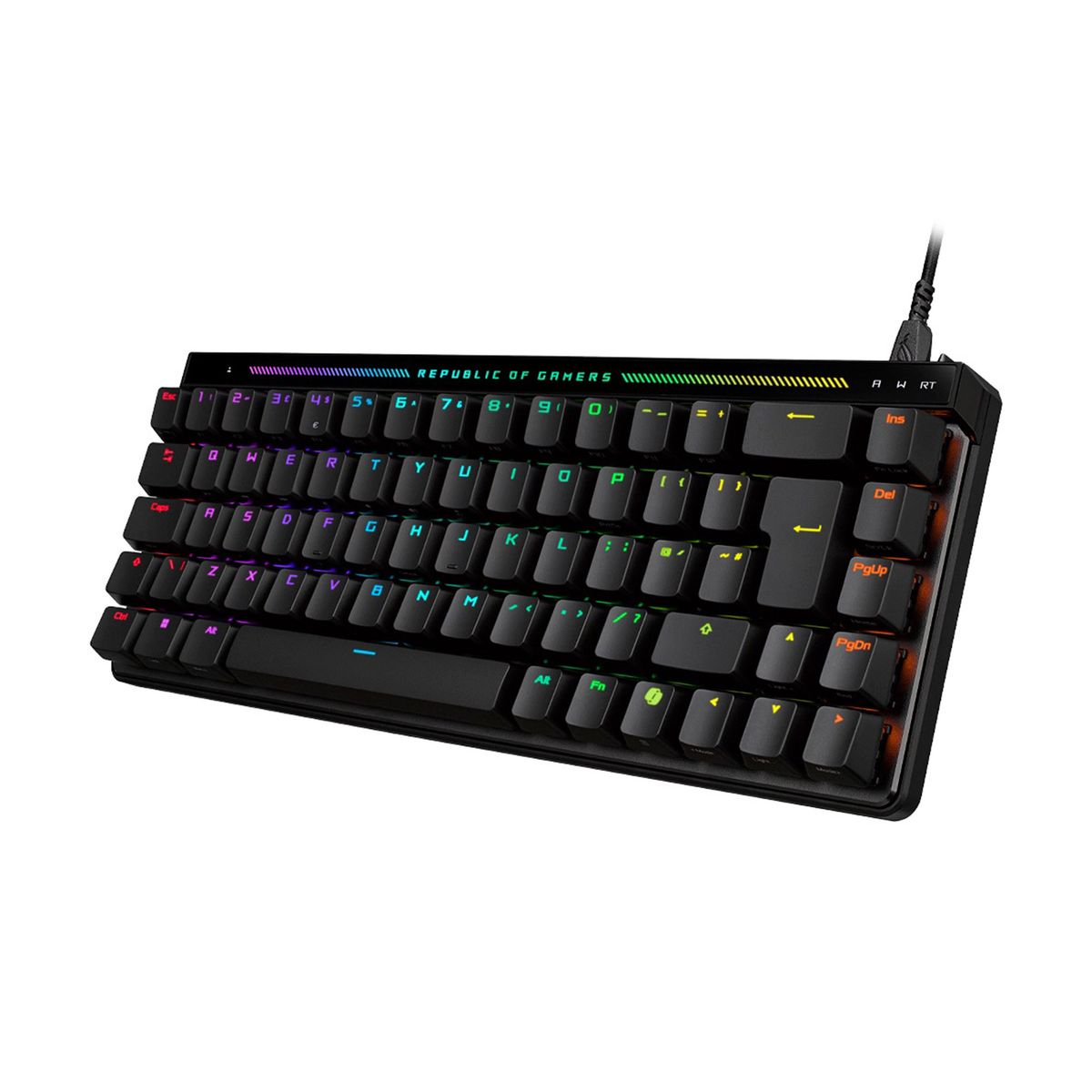 ASUS - TECLADO ASUS GAMING CONECTIVIDAD USB 2.0 RGB LED PN 90MP03VE-BKAA20