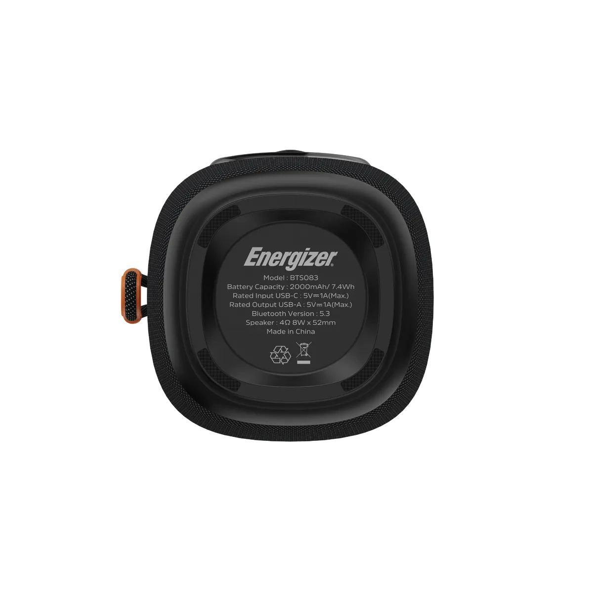 ENERGIZER - Parlante Bluetooth Portátil Energizer Twister Box 8W con Power Bank