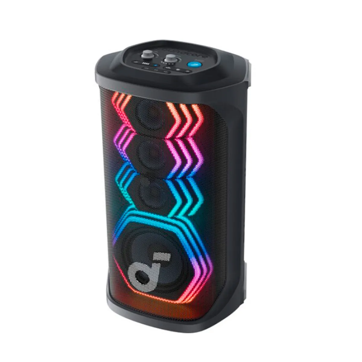 SOUNDCORE BY ANKER - PARLANTE SOUNDCORE RAVE 3S BLUETOOTH 5.3 2 MICROS NEGRO l PN A31A3012