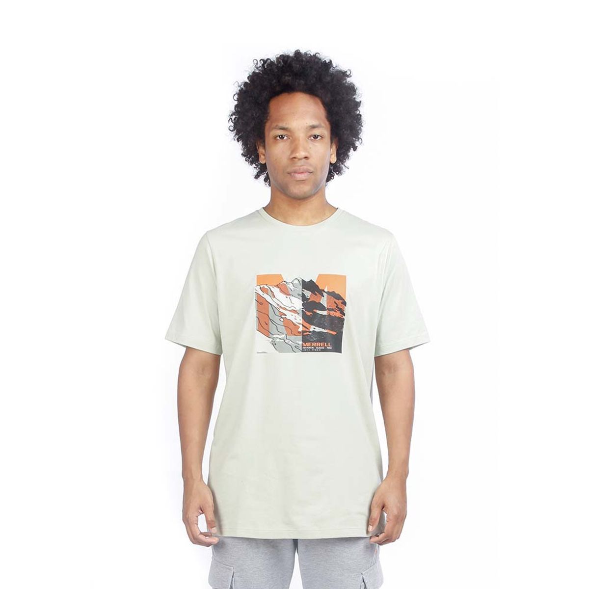 MERRELL - Polo Hombre Merrell Tee Mountain Pastoruri Verde