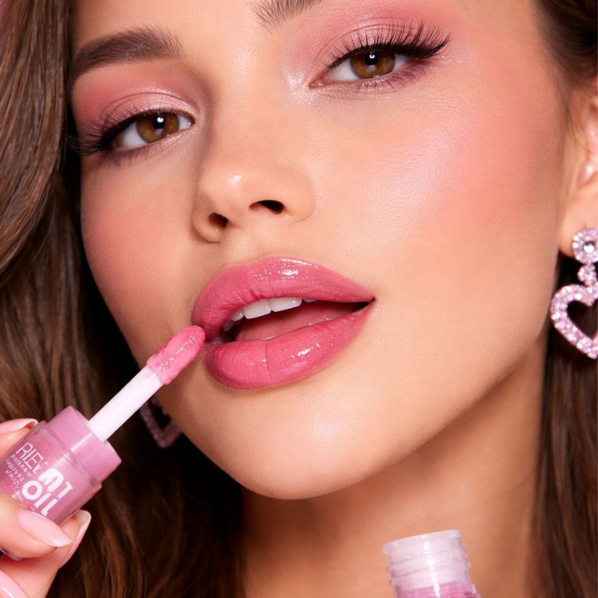 REVEL - Pack 3 Lip Oil Brillo Labial Hidratante Tonos Naturales Gloss Voluminizador Larga Duración