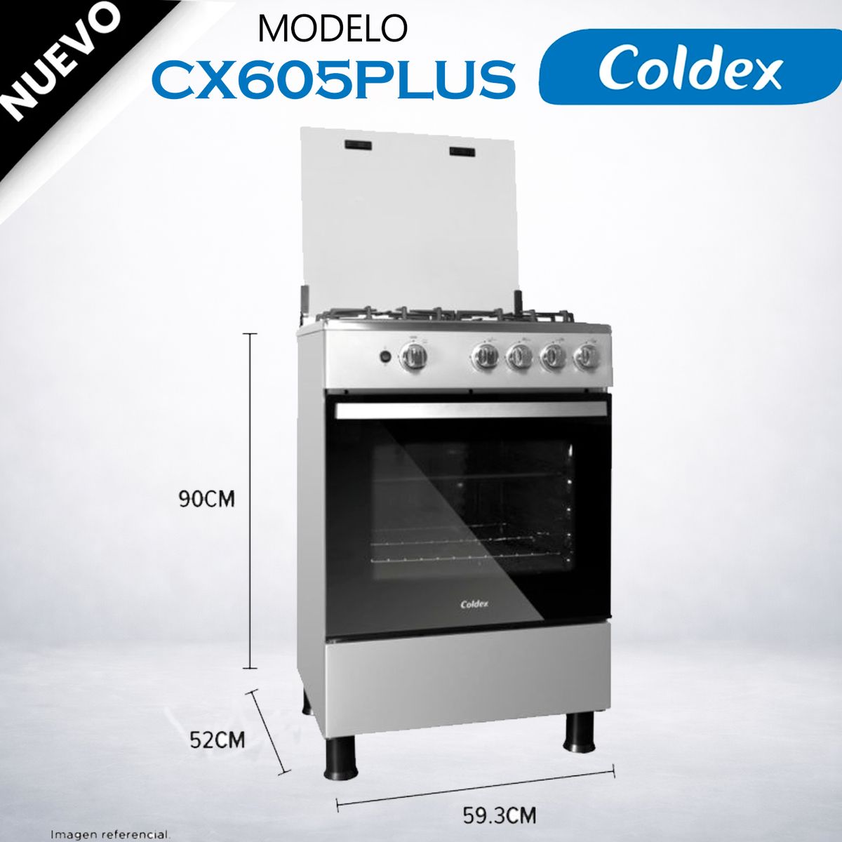 COLDEX - COCINA A GAS COLDEX CX605PLUS 24” Gris