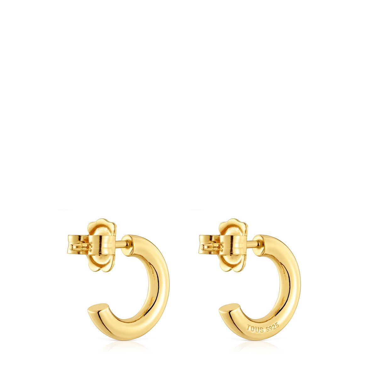 TOUS - CRIOLLA PLATA 1ªLEY BAÑO ORO LISA 8MM