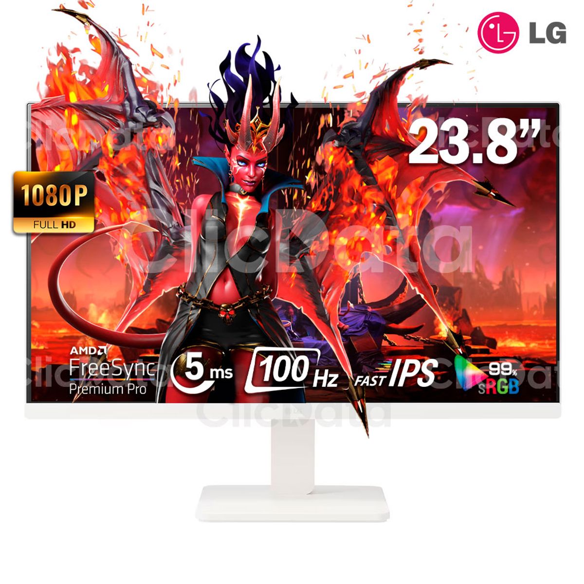 LG - MONITOR LG 24MR400-W 238 IPS FHD 100Hz 5ms FreeSync