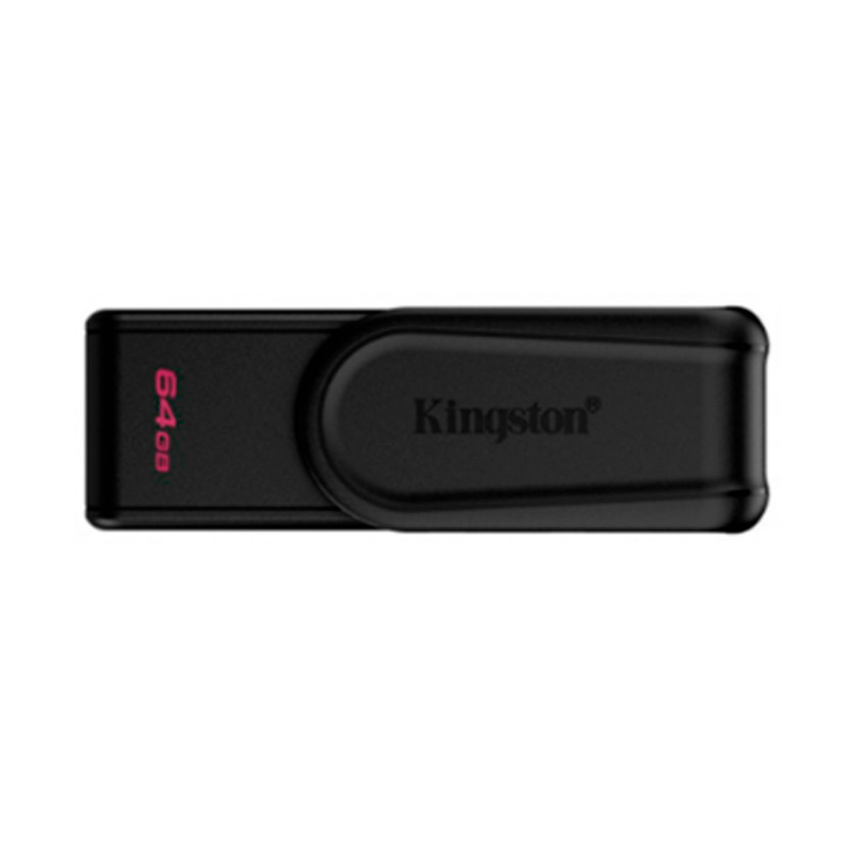 KINGSTON - MEMORIA USB KINGSTON DATATRAVELER EXODIA S 64GB NEGRO l PN DTXS-64GB