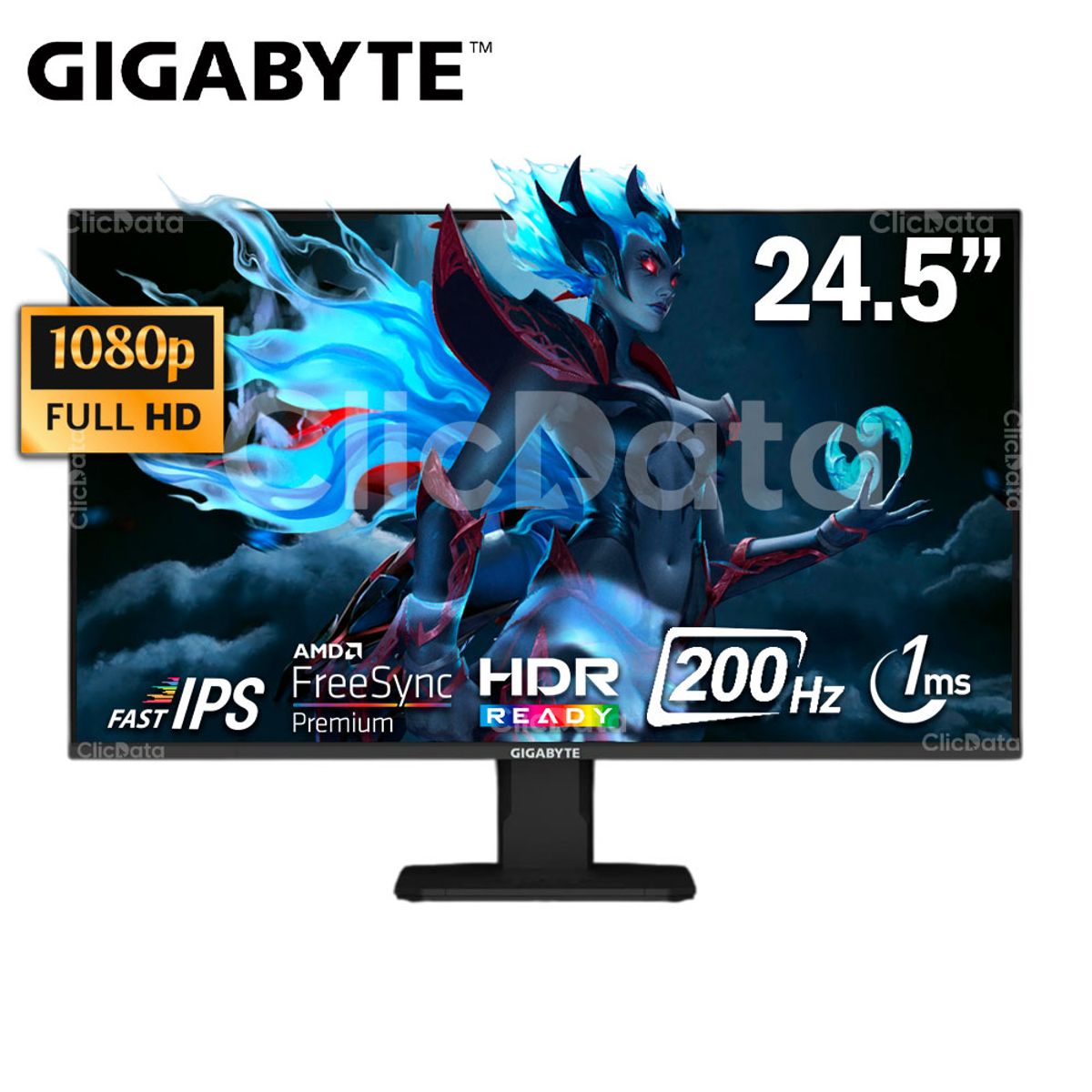 GIGABYTE - MONITOR GIGABYTE GS25F2 245P FHD 200HZ 1MS FREESYNC