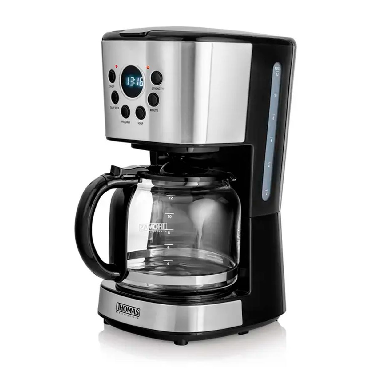 PHILIPS - Cafetera Digital Programable Thomas 12 Tazas TH-141DI