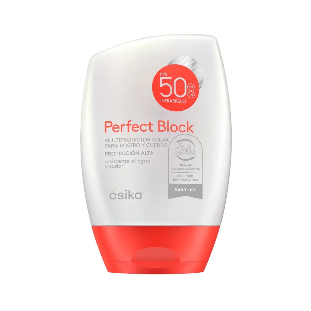 ESIKA - Protector Solar para Rostro y Cuerpo Perfect Block FPS 50 80 ml Esika