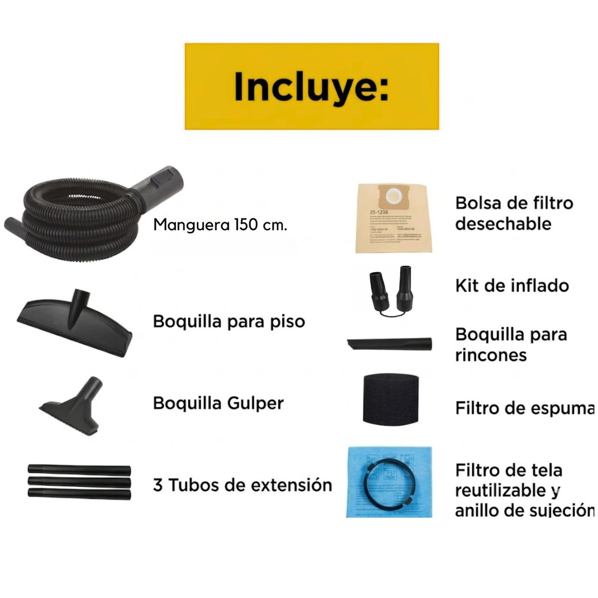 STANLEY - ASPIRADORA DE POLVO Y LIQUIDO 19 LITROS 1300 WATS STANLEY