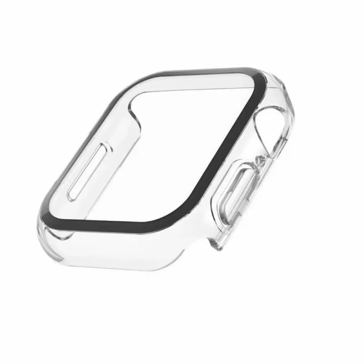 GENERICO - Case Bumper Para Apple Watch 44MM - TRANSPARENTE