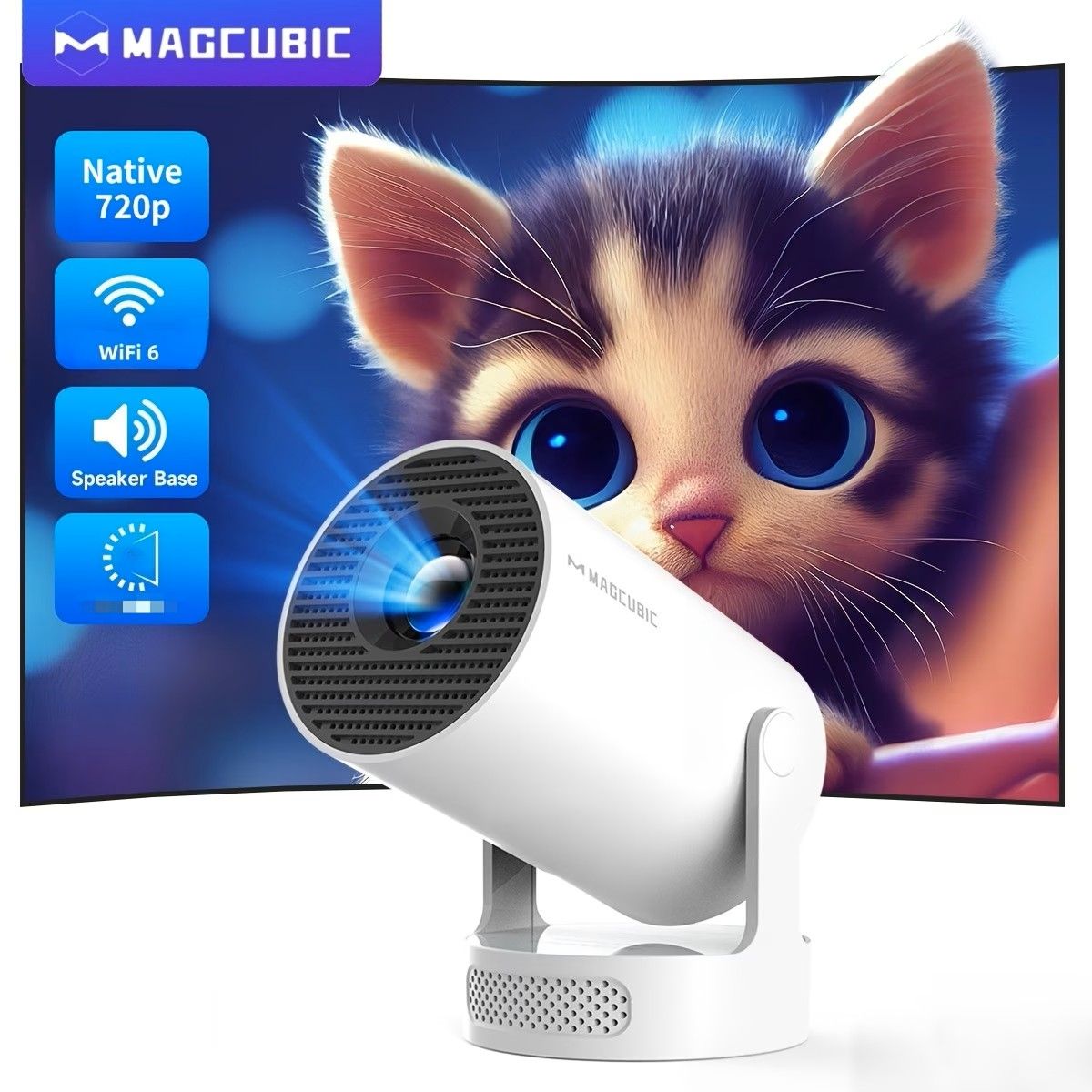 GENERICO - Proyector HY300 PRO PLUS Magcubic Smart MagisTV 4K 2026