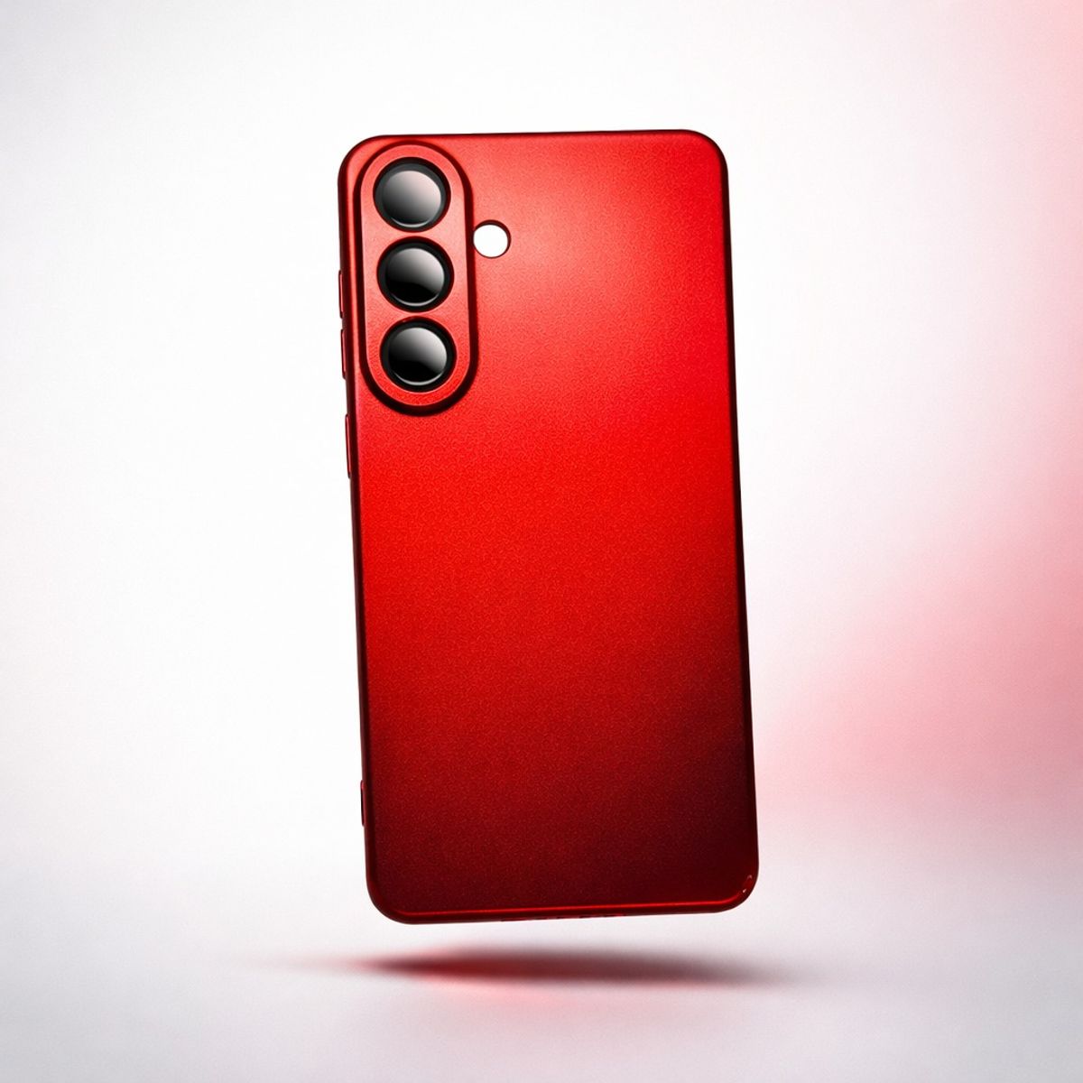GENERICO - Case Silicona Para Samsung Galaxy A37 rojo