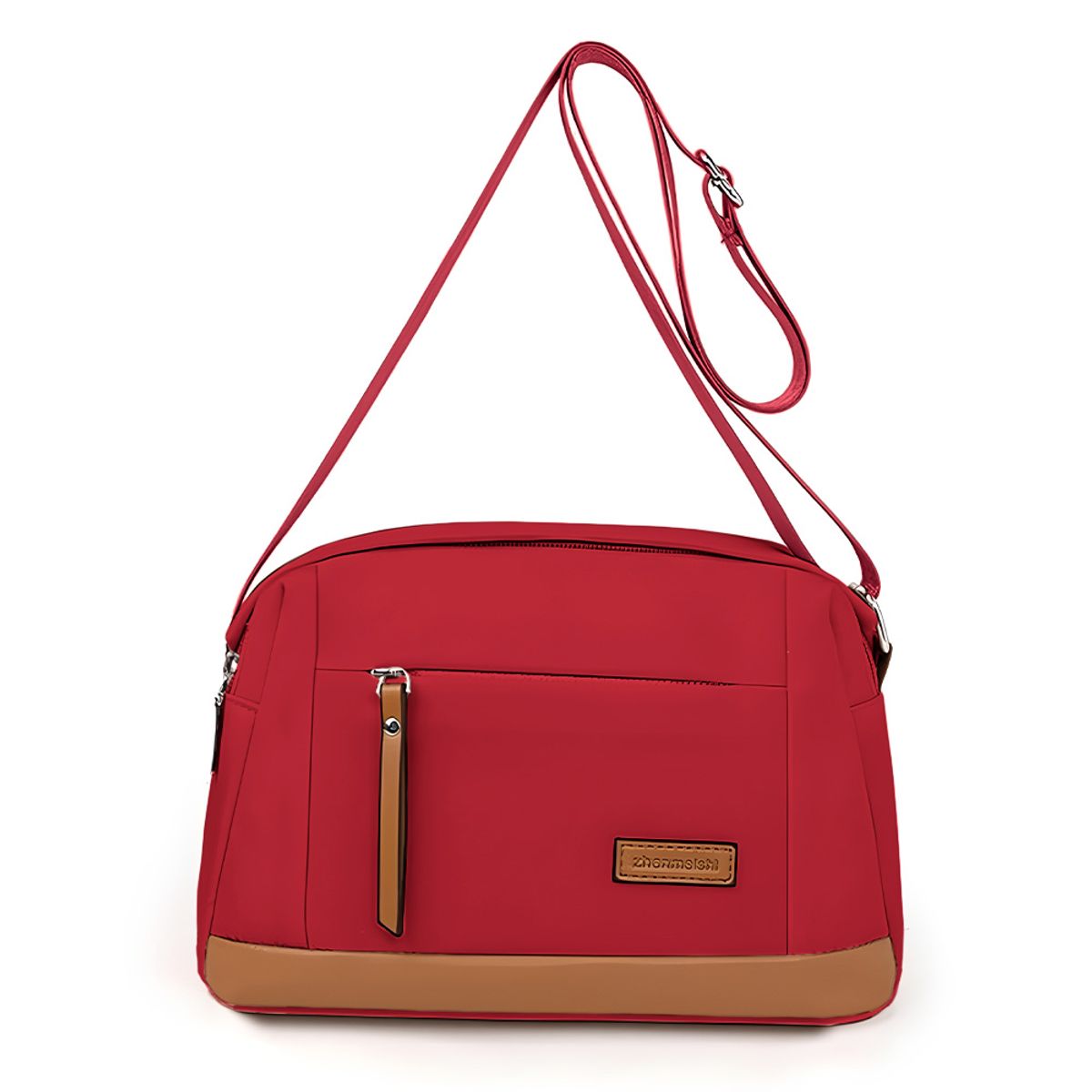 KELLER - Morral para Mujer con Correa Ajustable y Múltiples Bolsillos Rojo ML5