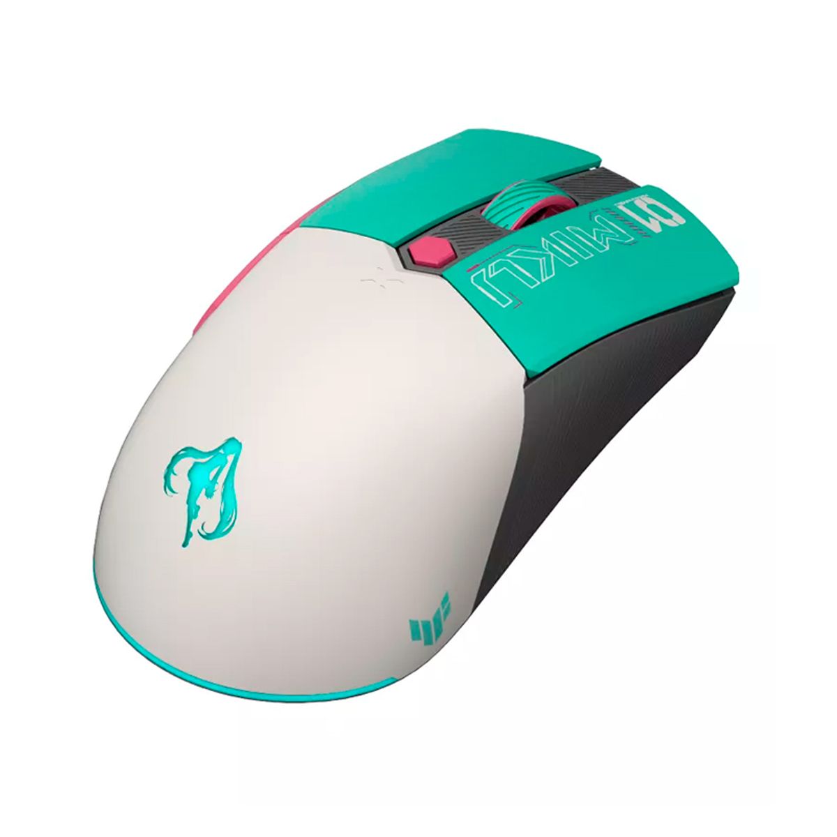 ASUS - Kit Gaming ASUS TUF Hatsune Miku Teclado Mecánico RGB, Mouse, Audífonos, Mousepad, Edición Especial