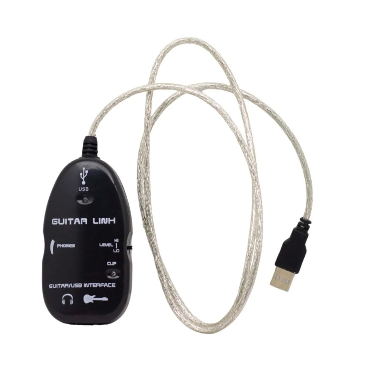 GENERICO - Interface de Guitarra Cable Usb Para Laptop y PC Y-M210