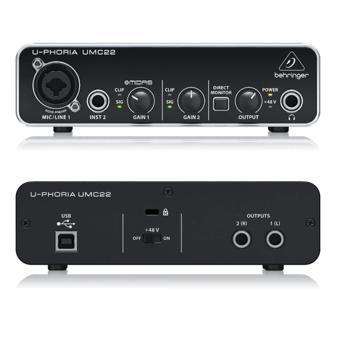 BEHRINGER - Interfaz de Audio USB UMC22 BEHRINGER