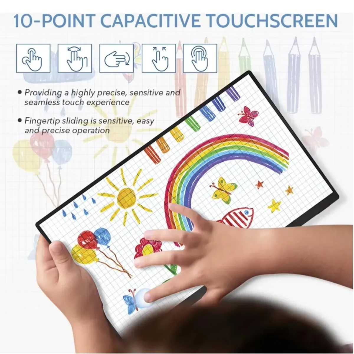 GENERICO - Monitor Arzopa Tactil A1T Externo Portatil Gaming FHD IPS