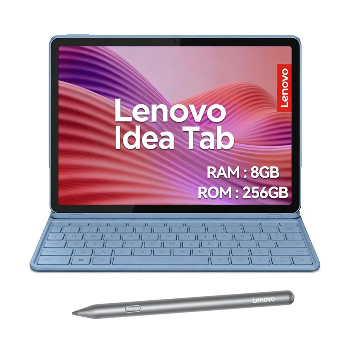 LENOVO - Lenovo Tablet Idea Tab 8+256GB 11 WIFI 2.5K-Gris+ Teclado Azul Lenovo+Lápiz táctil
