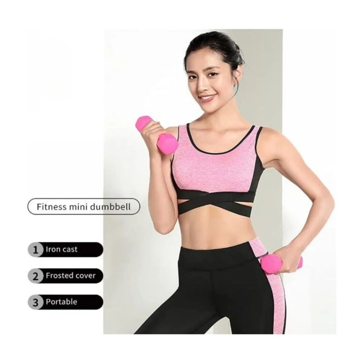 GENERICO - Mancuernas De 2 Kg De Vinil Para Ejercicio Y Fortalecimiento